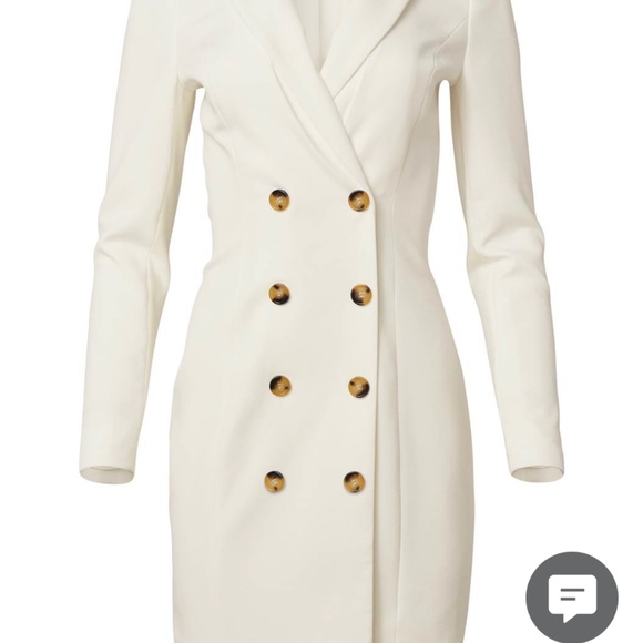 Venus white long sleeve dress - Picture 4 of 5